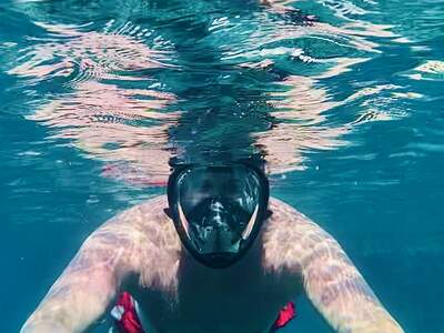 Ostrov Skopelos , pláž Stafilos , snorkeling 