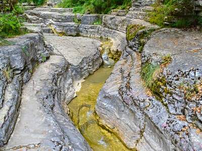 Skalní jezírka Ovires - Epirus