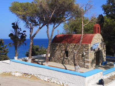 Kostelík Panagia. Dio Liskaria. Ostrov Leros. 